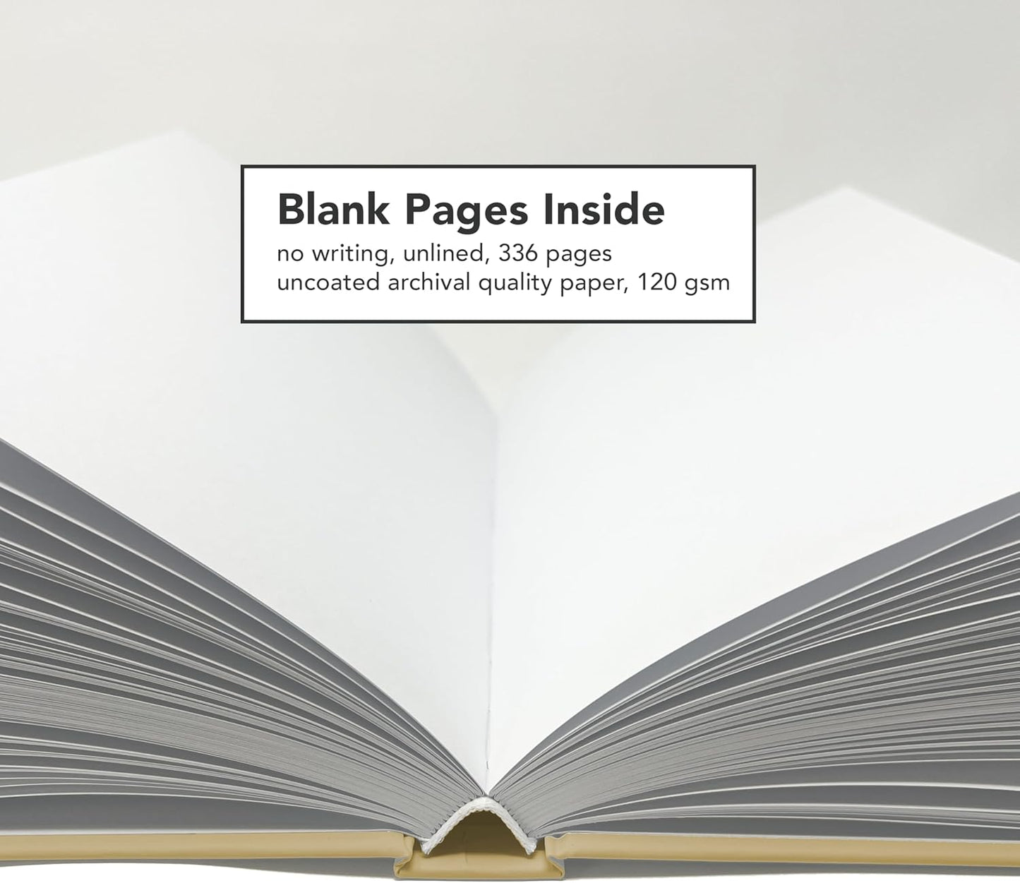 CovoBook™ Blank Hardcover | Premium Sketchbook Journal Guest Book | Photo Prop Home Decor (Black, Size 9)