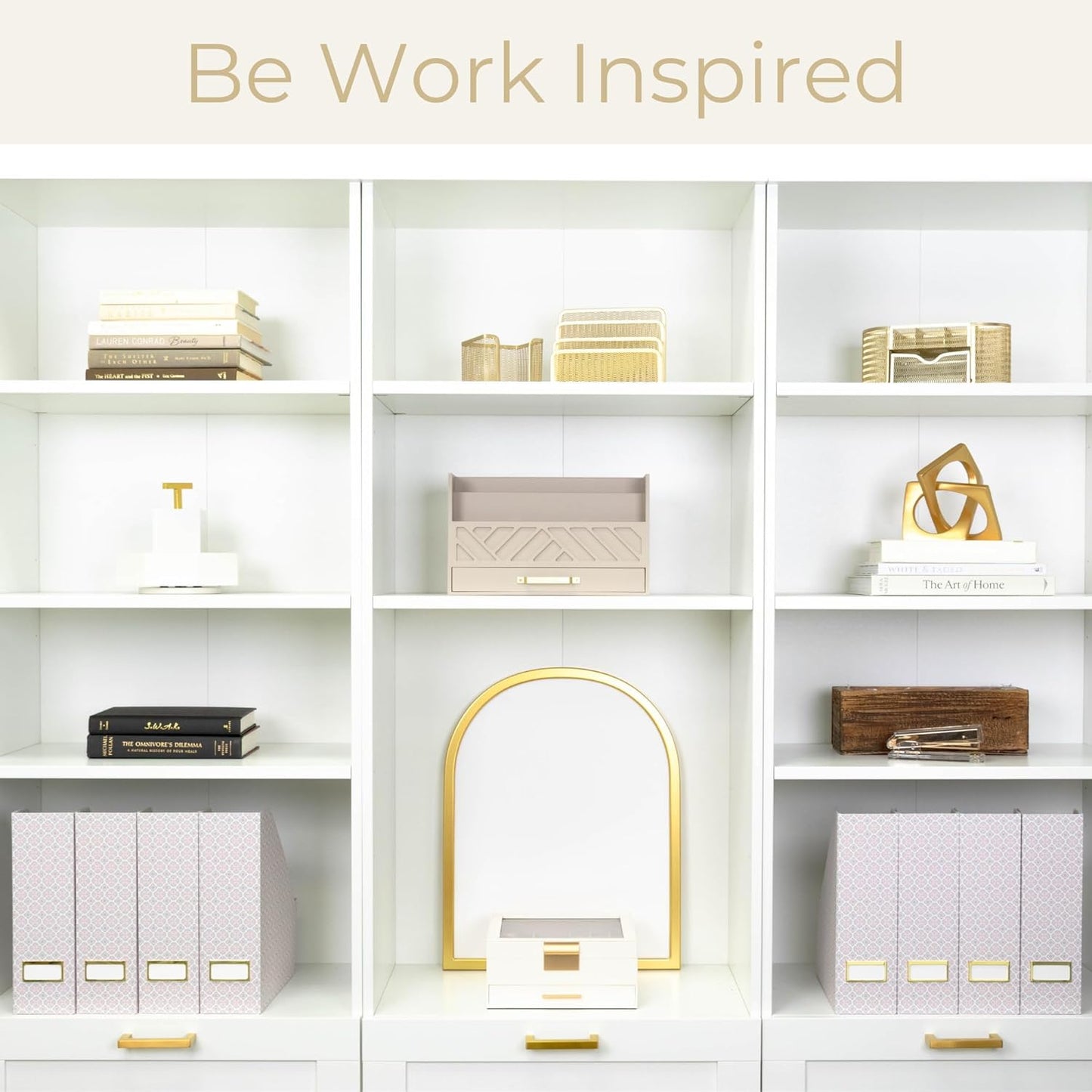 BLU MONACO | Cardboard Magazine File Holder Set of 4 | Vertical Magazine File Holder for Desk and Shelves | Standing File Holder for Classroom School Paper Storage