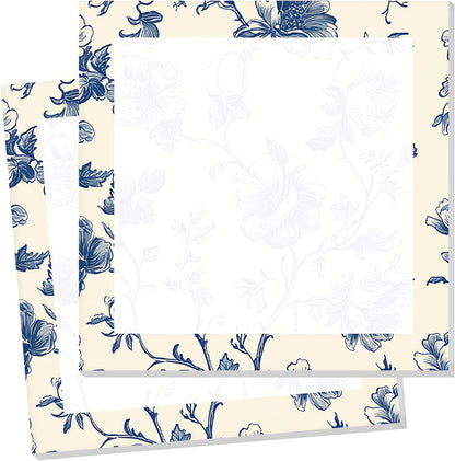 Sticky Notes 3x3 Inch, 2 Pads Cute Self-Stick Note Pads, Strong Adhesive Notepads for Office, Home, School, Organization and Reminders Watercolor Wildflowers