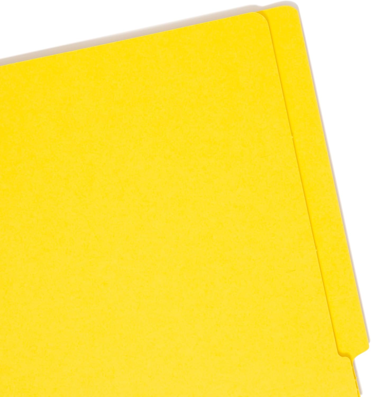 Smead Heavyweight End Tab Fastener File Folder, Shelf-Master® Reinforced Straight-Cut Tab, 2 Fasteners, Letter Size, Manila, 50 per Box (34215)