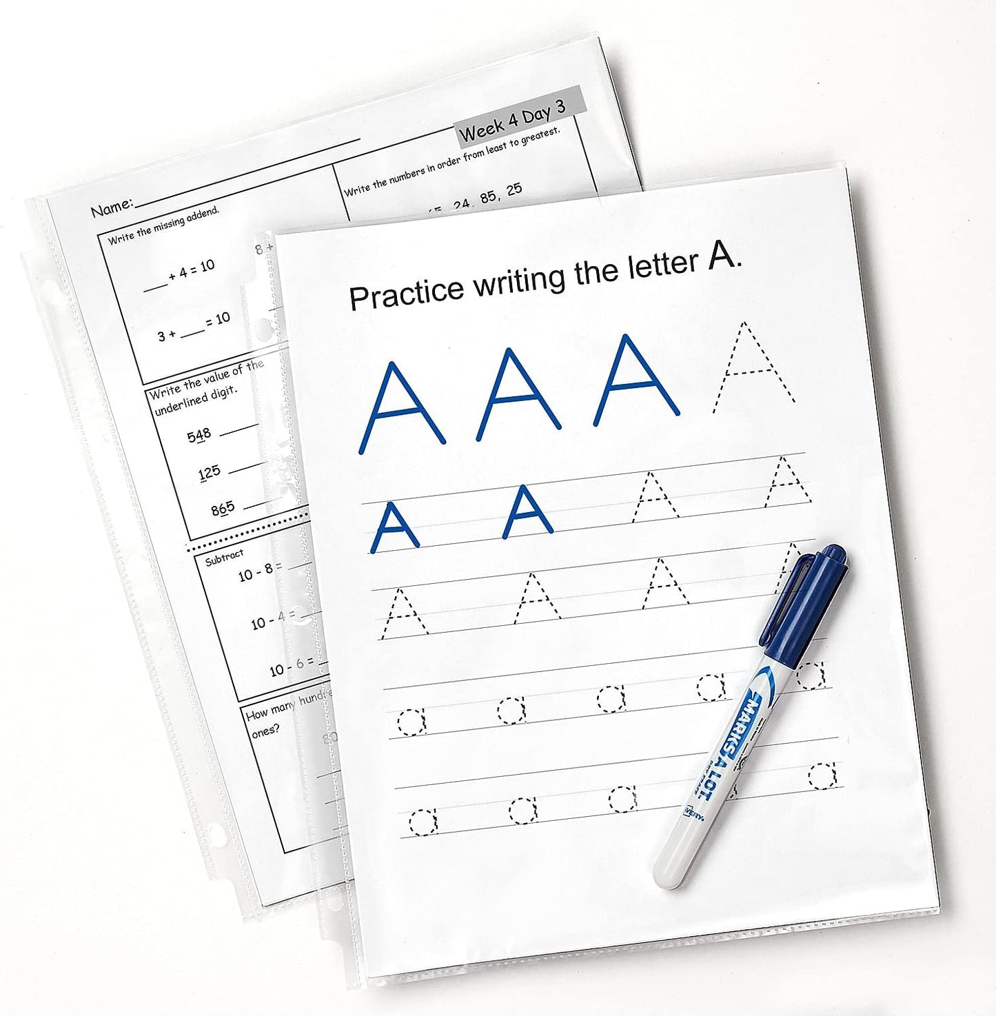 Avery Clear Standard Weight Sheet Protectors, Top Load, 25 Document Protectors (75530)