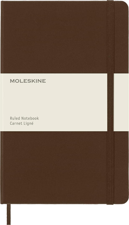 Moleskine Classic Notebook, Large, Squared, Red, Hard Cover (5 x 8.25)