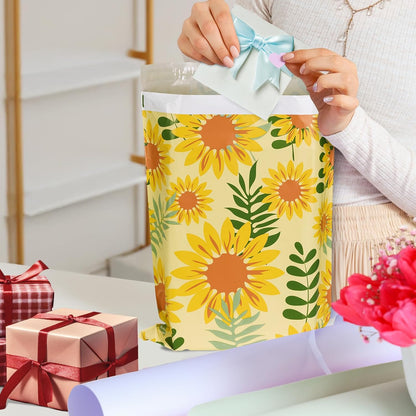 Metronic Cute Poly Mailers 10x13" 50pc Small Shipping Bags, Strong Adhesive Mailers Poly Bags for Business, Waterproof Mailing Envelopes for Packing Shipping Clothes Gifts, Gradient BluePink