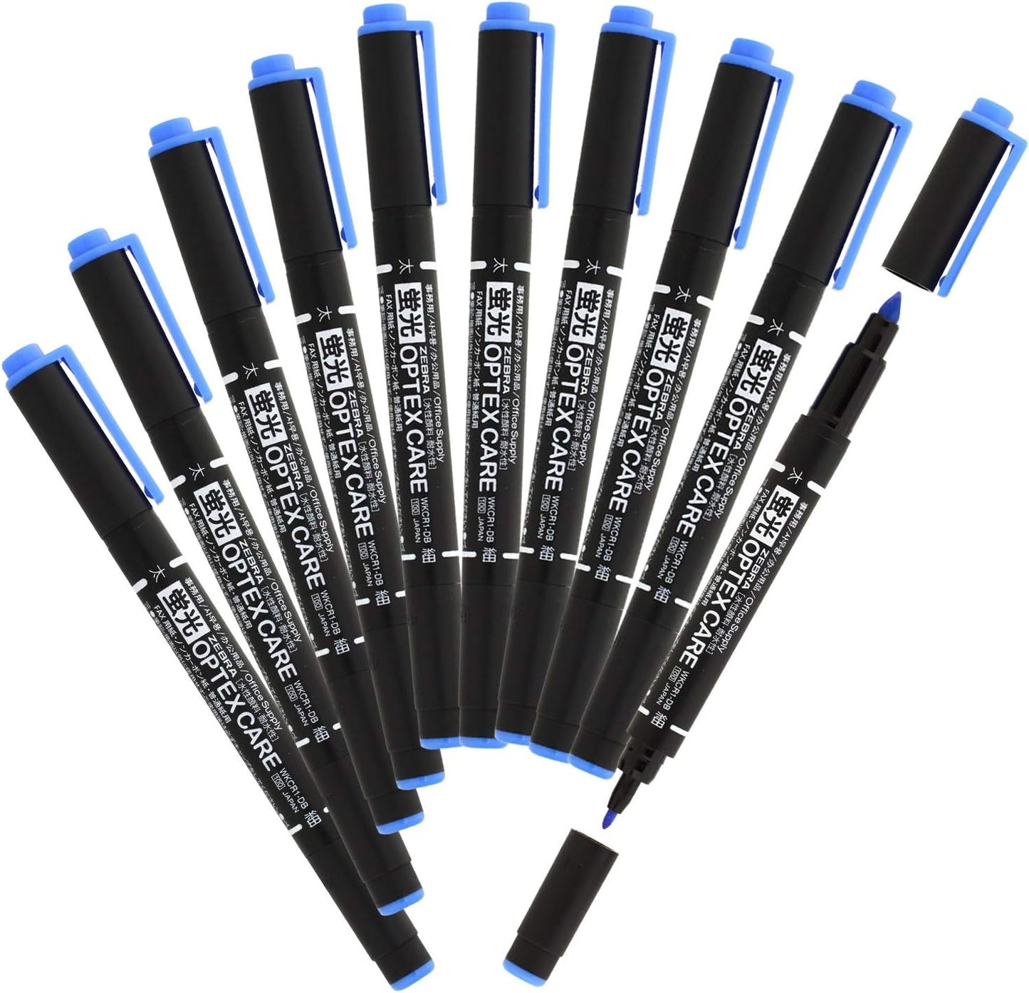 Zebra WKCR1-7C Highlighter Optex Care 7 Colors