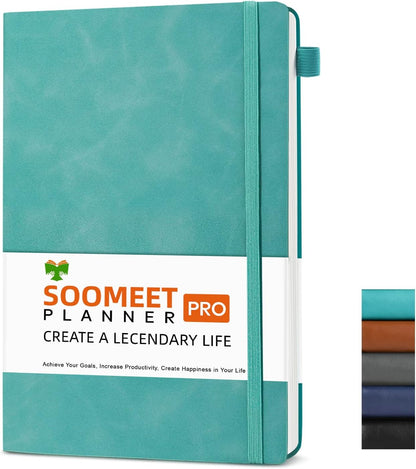 Lined Journal Notebook, 200 Pages, Leather Hardcover Notebooks, A5 College Ruled Thick Classic with Pen Loop Notebook Journals for Writing, for Women Men Office School, 5.75'' X 8.38'', Brown