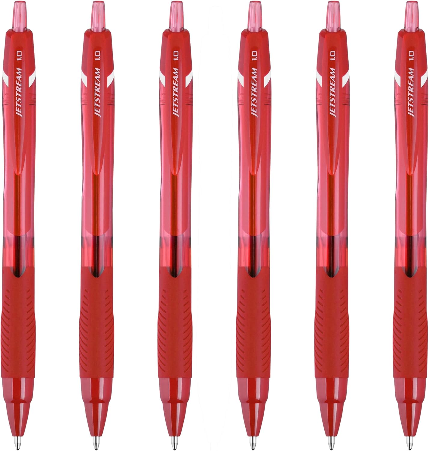 Uni-Ball Jetstream Elements Ballpoint Pen, Medium Point (1.0mm), Blue Ink, 6 Pens