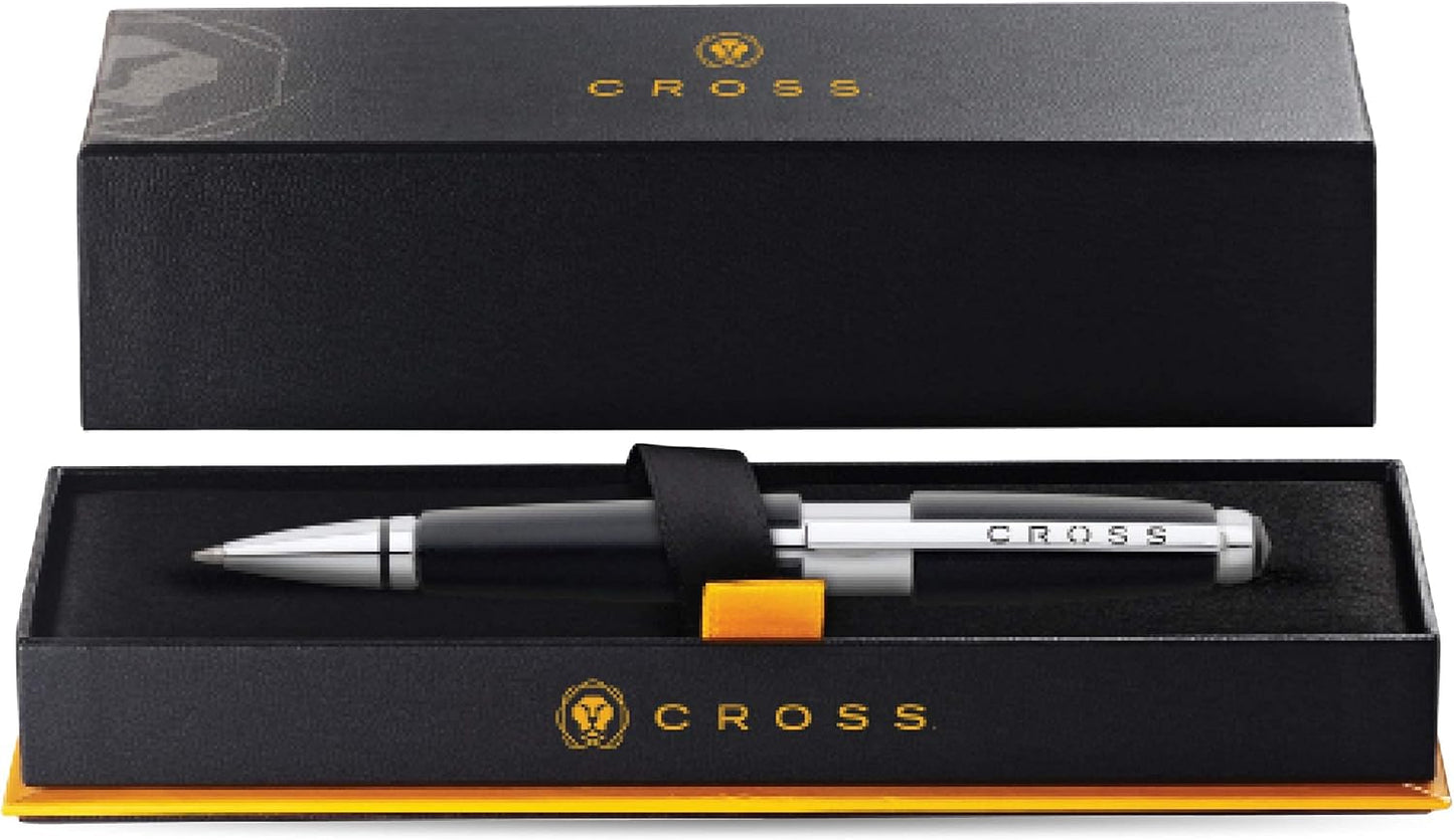 Cross Edge Matte Black Lacquer Gel Rollerball Pen