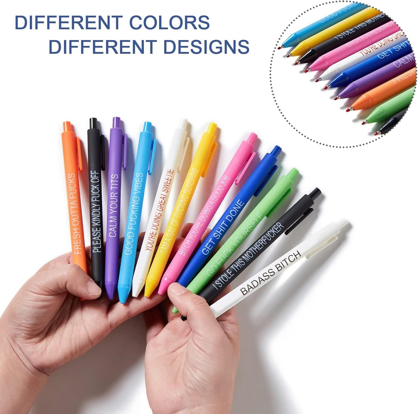 20 Pieces Ballpoint Pen Refills Black Ink 1.0mm Medium Point Smooth Writing Replacement Gel Ink Refills for Retractable Ballpoint Pen School Office Supplies