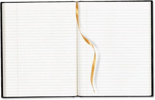 Blueline Executive Journal, Lizard-Like Hard Cover, Ribbon Bookmark, 150 Pages, 10.75" x 8.5", Blue (A10.82)