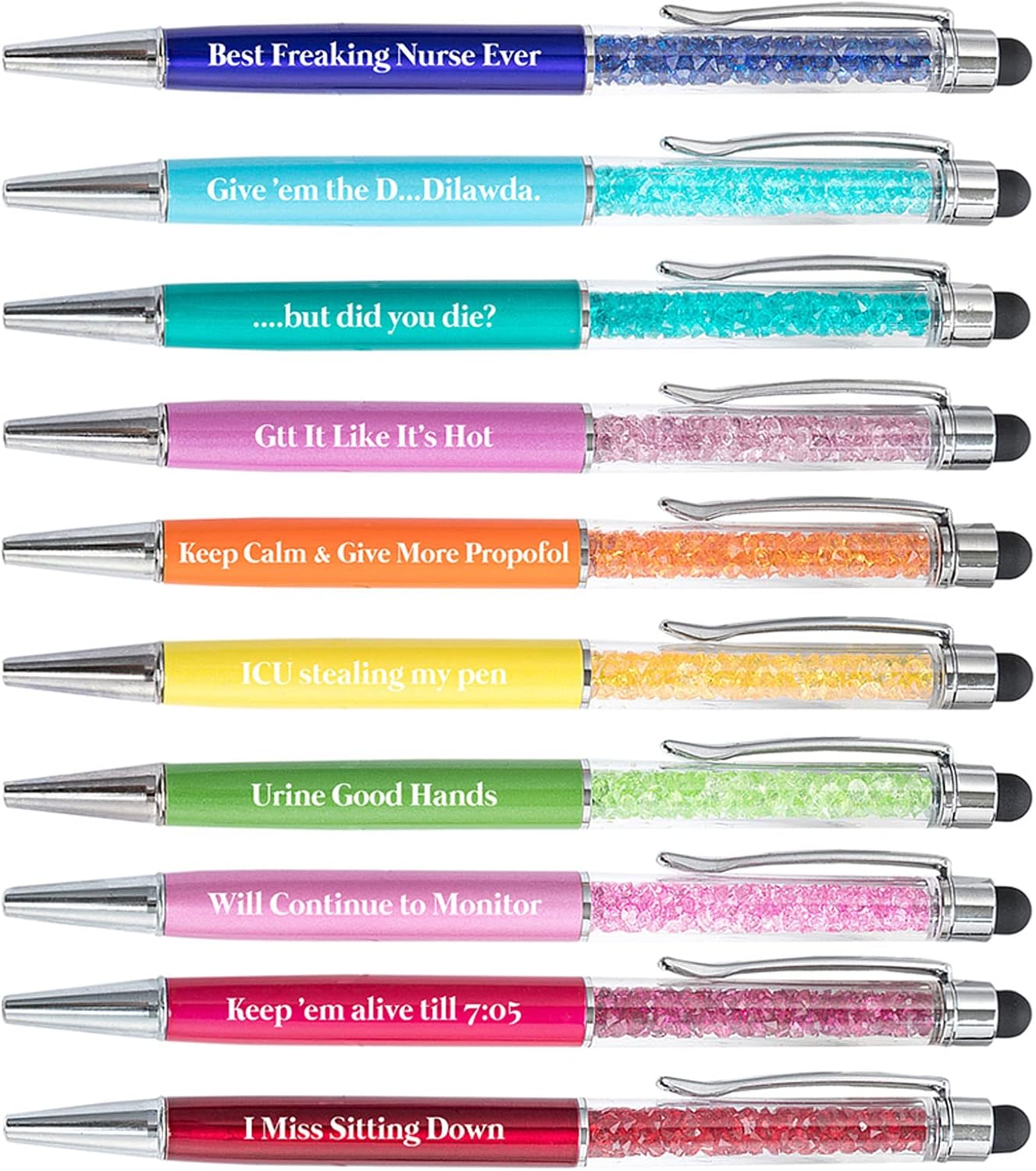 20 Pieces Ballpoint Pen Refills Black Ink 1.0mm Medium Point Smooth Writing Replacement Gel Ink Refills for Retractable Ballpoint Pen School Office Supplies