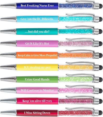 20 Pieces Ballpoint Pen Refills Black Ink 1.0mm Medium Point Smooth Writing Replacement Gel Ink Refills for Retractable Ballpoint Pen School Office Supplies