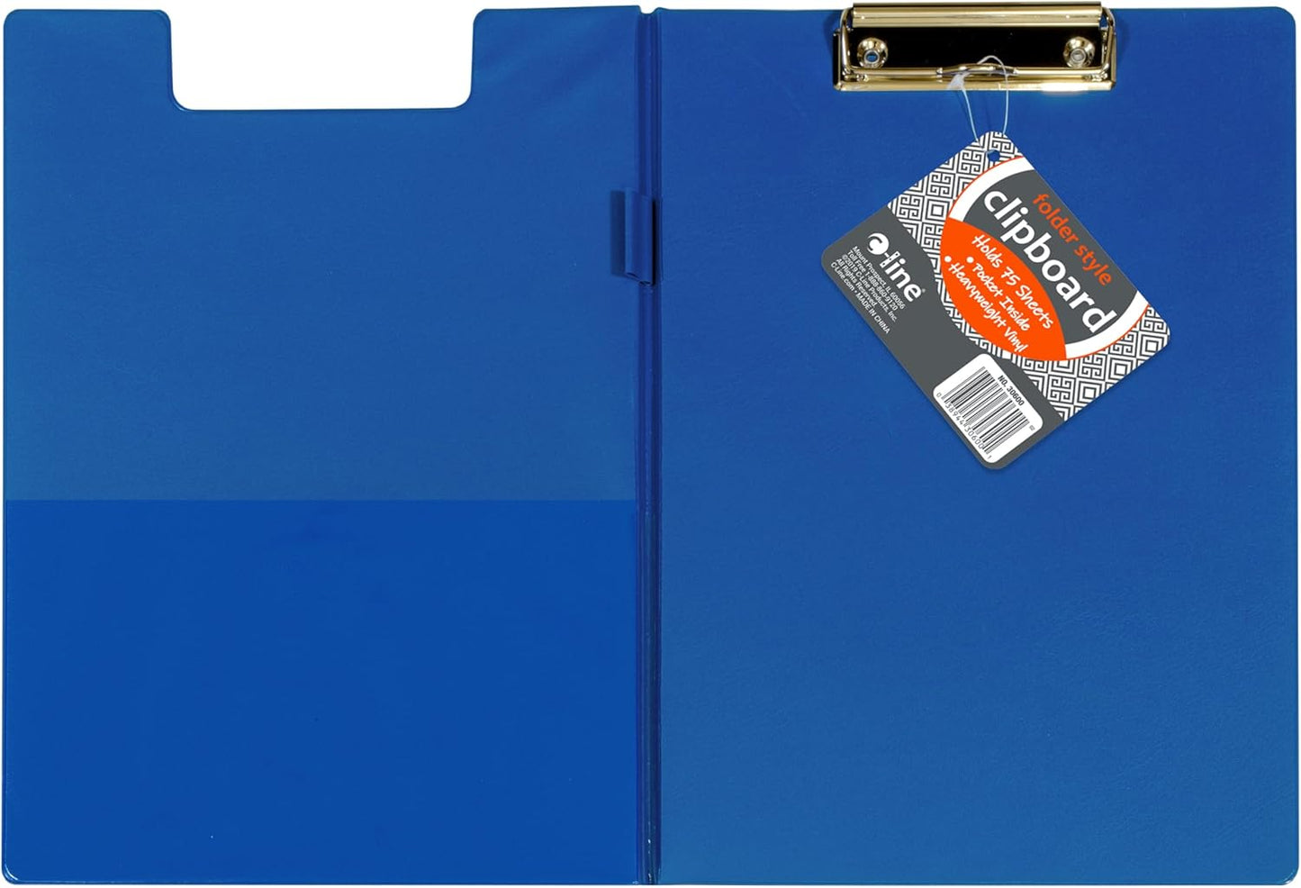 C-Line Clipboard Folder, Letter Size, Holds up to 75 Sheets, 1 Clipboard, Color May Vary (30600)