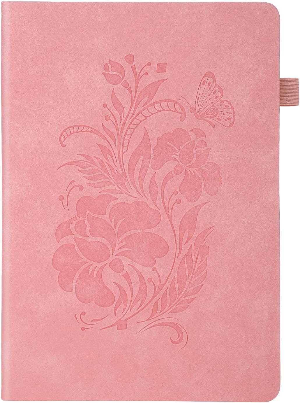 Thboxes 80 Sheets Lined Journal Notebook, 5.7" X 8.3" Hardcover Executive Notebook for Student Worker Women Men, Notepads Journals for Writing Travel & Organization, Nurses Week Gifts, Pink