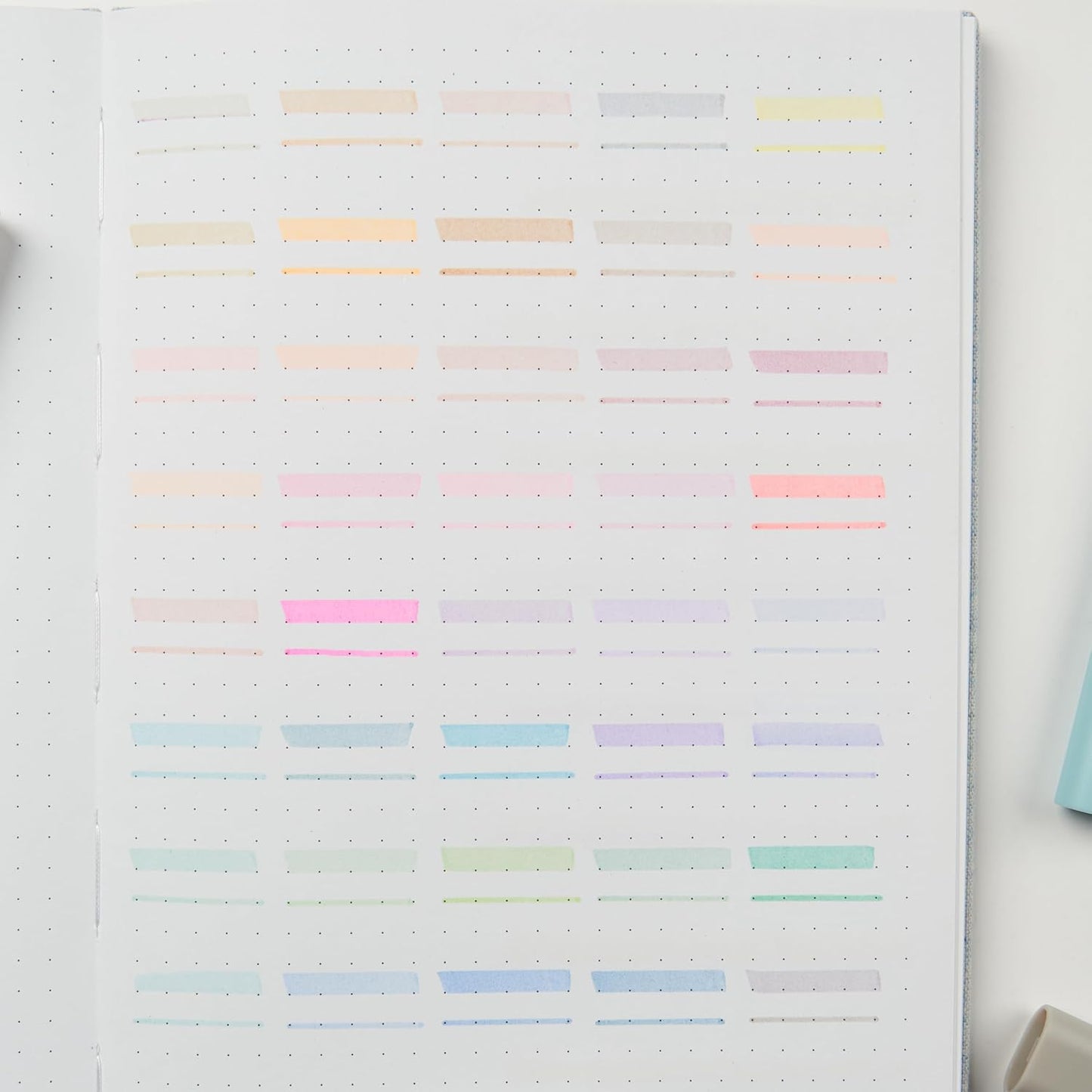 BLIEVE Aesthetic Cute Highlighters No Bleed Through, Dual Tip 8 Pack, Pastel Colors For Bible & Journaling