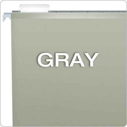 Pendaflex Reinforced Hanging File Folders, Letter Size, Bright Green, 1/5 Cut, 25/BX (4152 1/5 BGR)