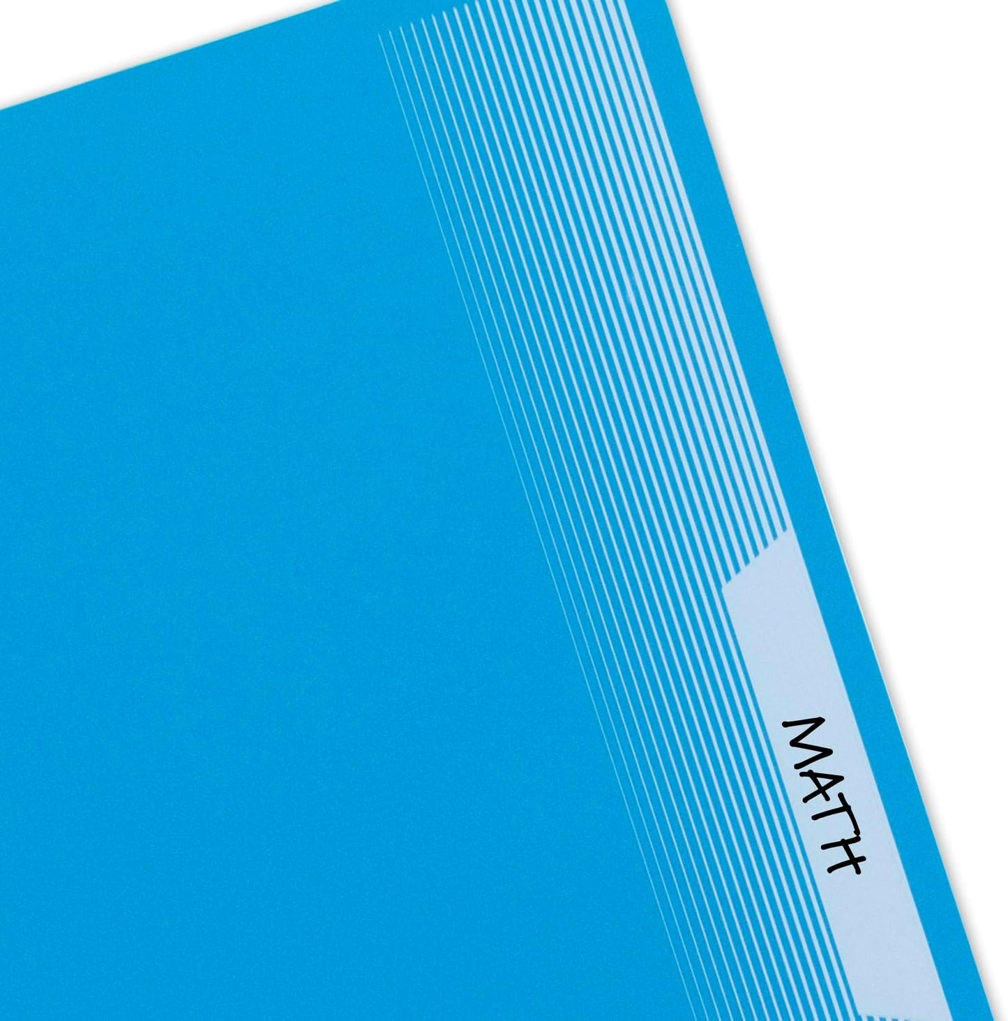 Mead Spiral Notebooks, 1 Subject, Wide Ruled Paper, 8" x 10-1/2", 100 Sheets, Assorted Colors, 5 Pack (930093)