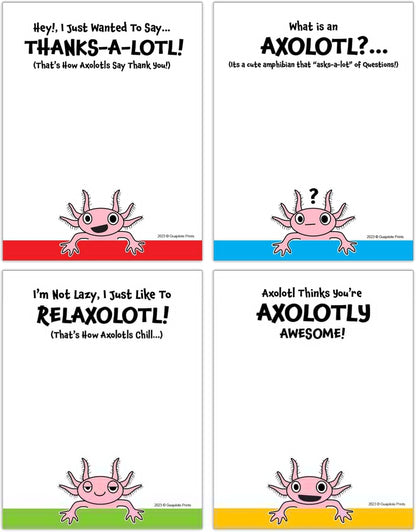 Funny Notepads (4-Pack) — Office & Work From Home Gag Gift for Coworkers or Friends — Sarcastic Desk Memo Pads — Everything Is Fine, This Is My Life Now, I Have No Idea What I’m Doing, I’m Not Even Trying Anymore