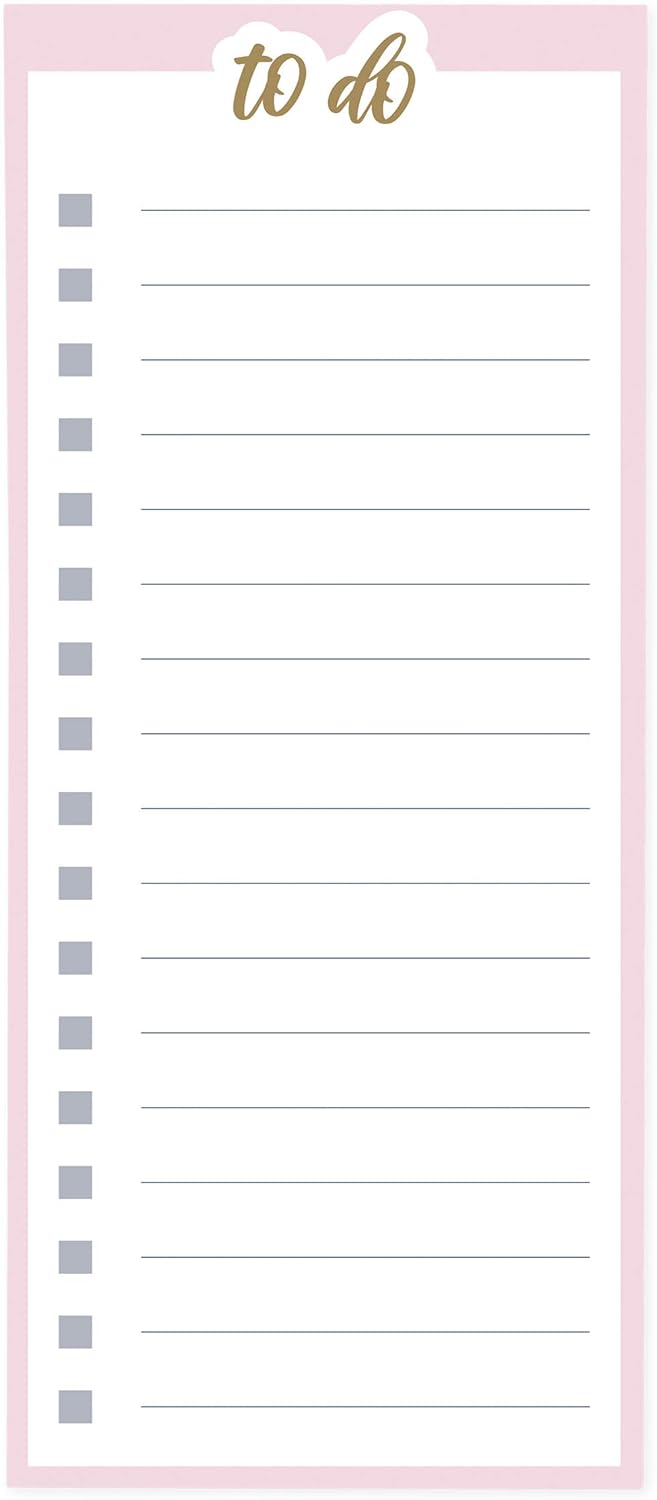 Graphique Magnetic Notepad - Peanuts Gang Grocery and Shopping List - Fun Decorative To-Do List - Perfect House Warming Gifts - 100 Tear off Sheets (4" x 9.25" x .5")