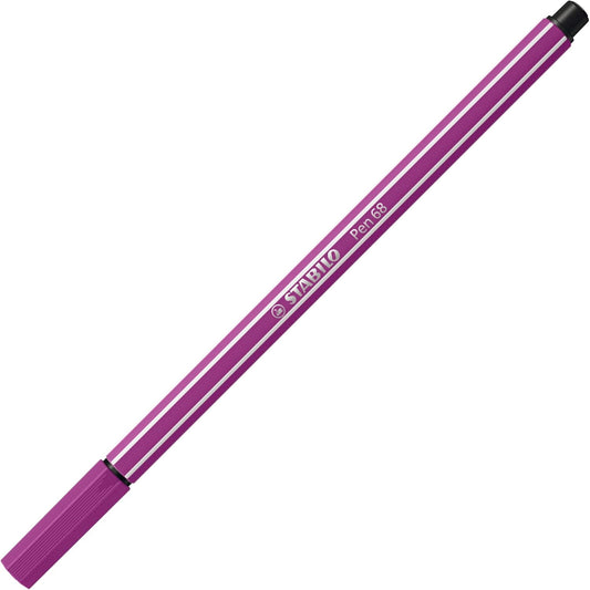 STABILO - Pen 68 - Premium Fibre-Tip Pen - Pack of 10 - Assorted colors