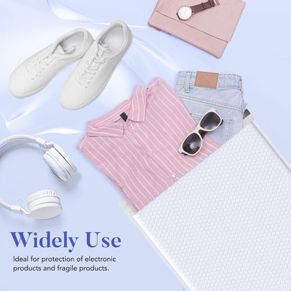 Fuxury Bubble Mailer 6x10" 100 Pack White Bubble Mailers Usable Size 6x9" Self Seal Padded Mailing Envelopes Opaque Bubble Padded Mailer for Small Business Mailing Jewelry Makeup Small Items