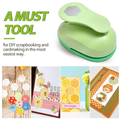 UCEC 2 Inch Circle Punch, Paper Punch, 2 Inch Hole Punch, Circle Hole Punch Cutters for Paper Crafts DIY Handmade Crafting Scrapbook Tools Cards Arts Fun Projects