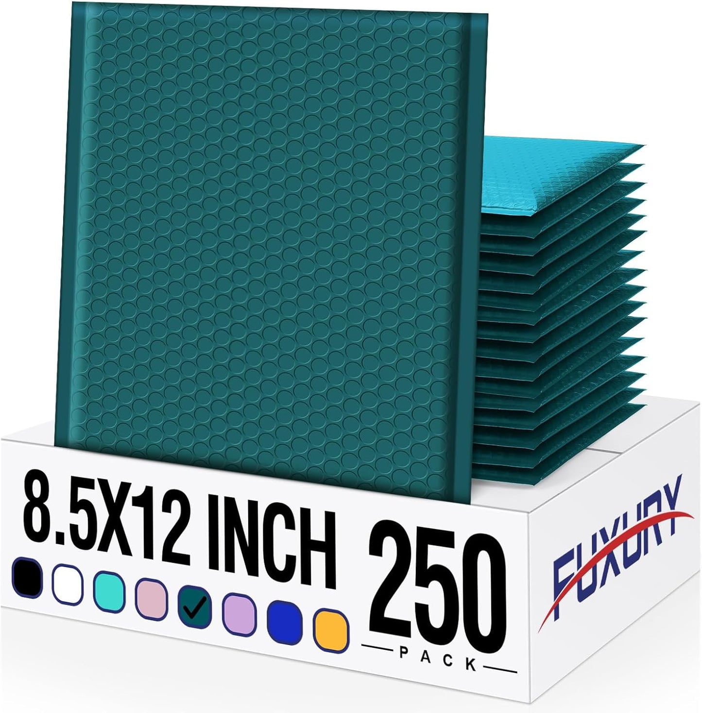 Fuxury Bubble Mailers 10.5x16 Inch 40 Pack Self Seal Padded Envelopes Waterproof Mailing Envelopes Bubble Padded Cushioning Padded Mailers Bubble Bags for Packaging Small Business Large #5 Black