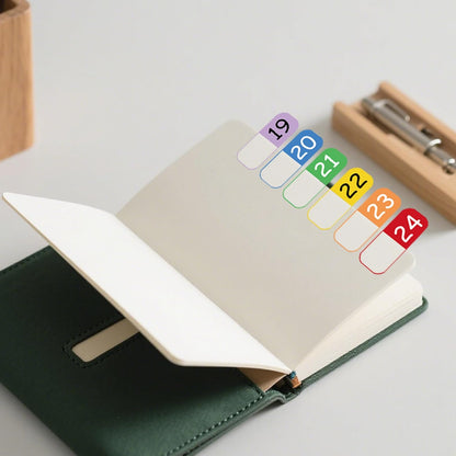 Number Index Labels Multicolor Alphabet Tabs 1-50 Tab Dividers Stickers for 3 Ring Binders Notebook Classify Files Contents Page Address Book Folder (1-50)