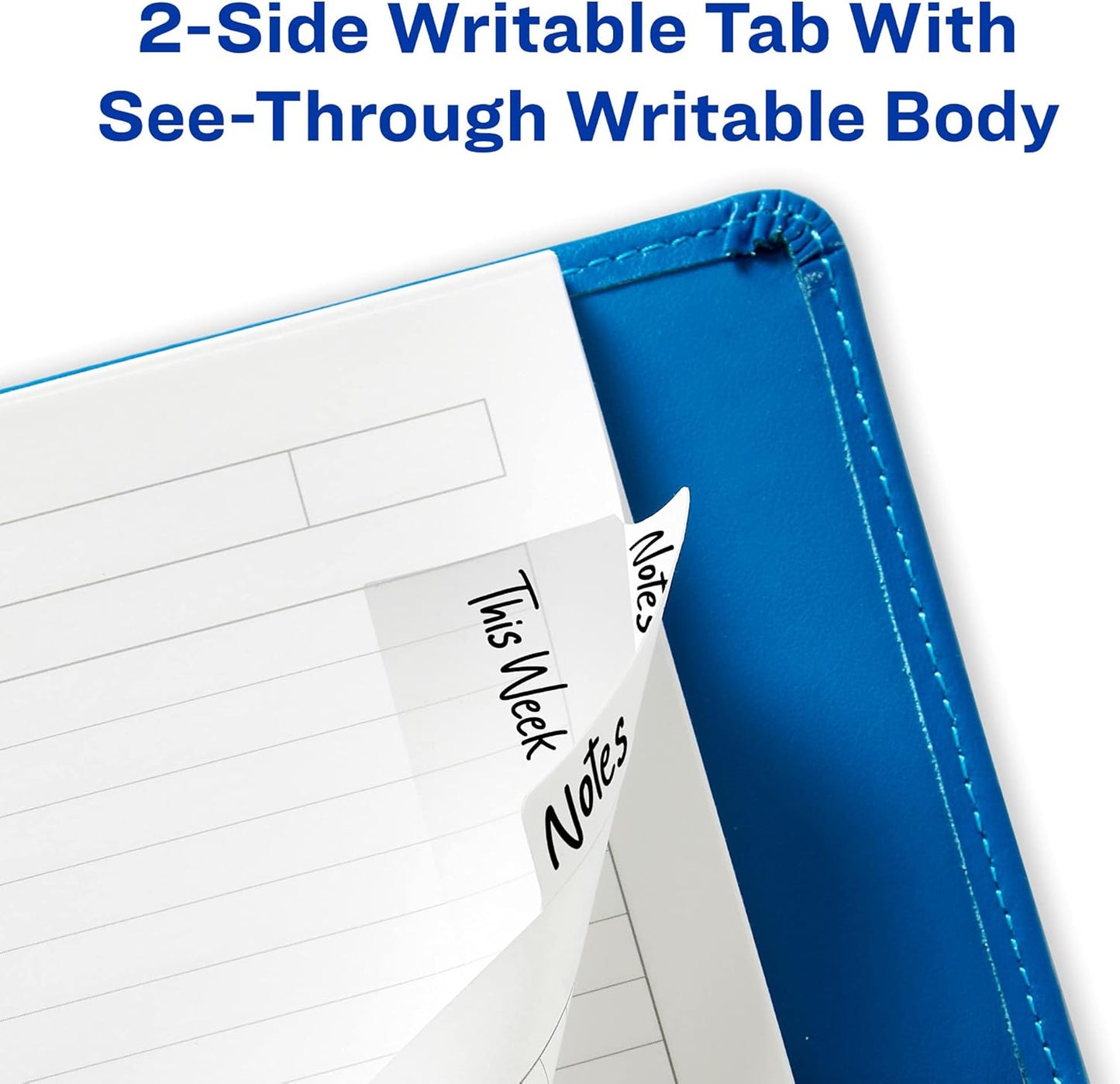 Avery Multiuse Ultra Tabs, 2" x 1.5", 2-Side Writable, Assorted Pastel Dots, 24 Repositionable Tabs (74773)