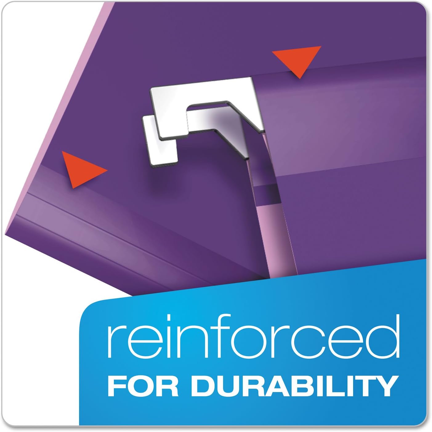 Pendaflex Hanging File Folders, Legal Size, Aqua (PFX415315AQU)