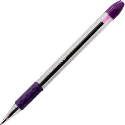 Pentel RSVP Ballpoint Pen, Fine Line, (0.7mm), Black Ink (BK90-A) (Pack of 1, 12 Count Total)