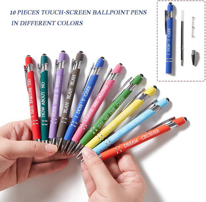 20 Pieces Ballpoint Pen Refills Black Ink 1.0mm Medium Point Smooth Writing Replacement Gel Ink Refills for Retractable Ballpoint Pen School Office Supplies