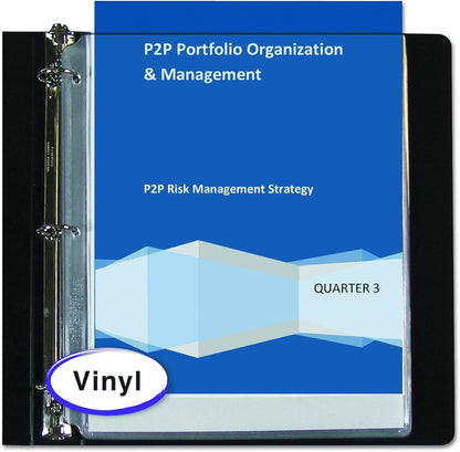 C-Line Top Loading Super Heavyweight Vinyl Sheet Protectors, Non-Glare, 8.5 x 11 Inches, 50 per Box (61013)