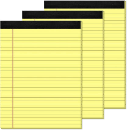 Legal Pads 8.5 x 11 White Note Pads 8.5 x 11 In 2 Pack Notepads 8.5 x 11 Writing Pads of Paper 8.5 x 11 Legal Notepads Wide Ruled White Lined Paper Pads 8.5 x 11 30 Sheets Per Legal Note Pads 8.5 x 11