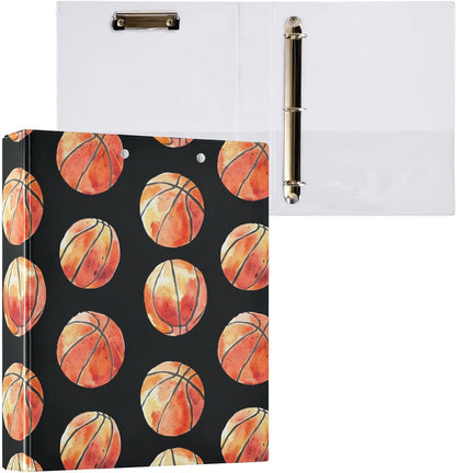 ALAZA Brown Forest Camo Camouflage 3 Ring Binder 1.5 Inch Three Ring Office Binders w/clipboard & 3 Pockets, Hold 200 Sheets, 1 pc