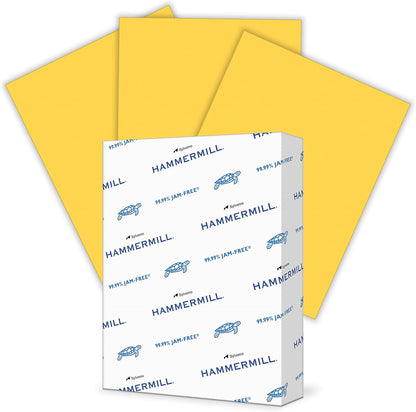 Hammermill Colored Paper, 24 lb Blue Printer Paper, 8.5 x 11 - Made in the USA, Pastel Paper, 103671R-1 Ream (500 Sheets)