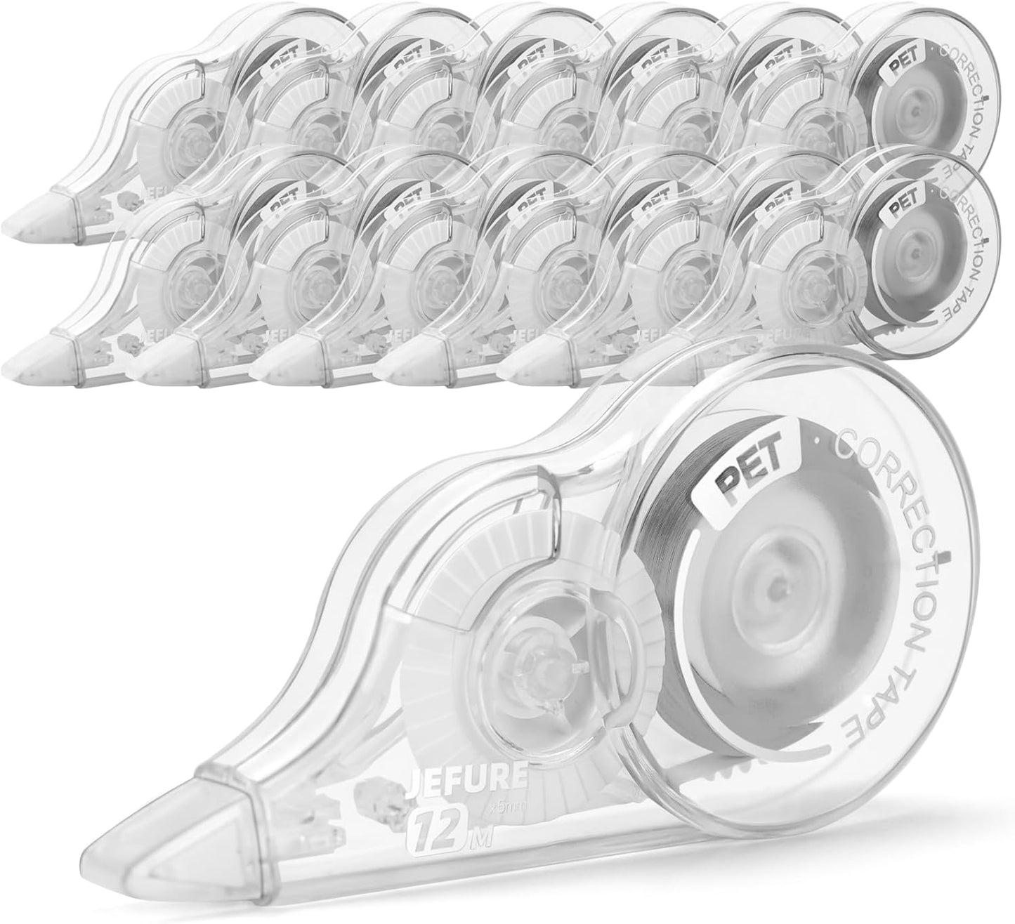 30 Pcs Correction Tape, 39.4 Ft White Wrong Out Tear-Resistant Bulk, Instant Corrections Easy To Use Applicator for School, Office, Note Taking, Journal (Tape Width 0.2 in, Clear)