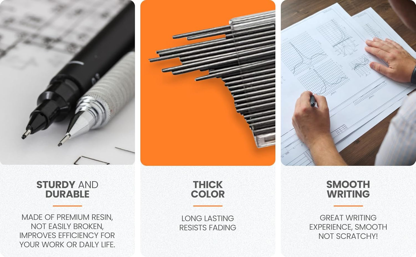 Bild Premium 0.7 mm Mechanical Pencil Lead Refills (HB Mega, 0.7 mm)