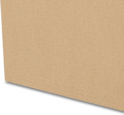 Staples 100% Recycled File Folders, Letter Size, 1/3‑Cut Tabs, Kraft, Eco‑Friendly Heavy‑Duty Paper Stock, 100/Box