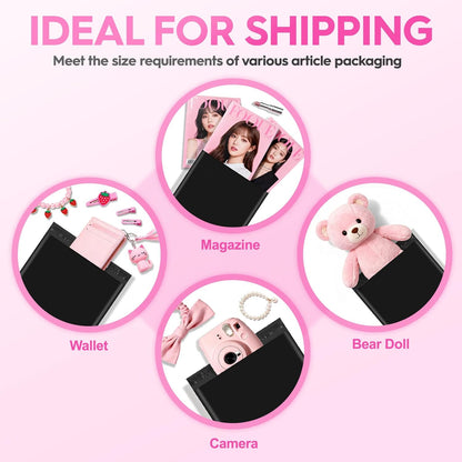Metronic Poly Mailers 10x13 100 Pcs | Small Shipping Bags for Clothing | Mailing Bags for Small Business, Shipping Envelopes,Packing Bags in Black
