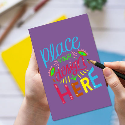 Whaline 6 Pack Blank Notepads 4 x 6 Inch Colorful Paper Pads 50 Sheets Each Pad Small Memo Pads with Cardboard Backing for Classroom Home Office Supplies