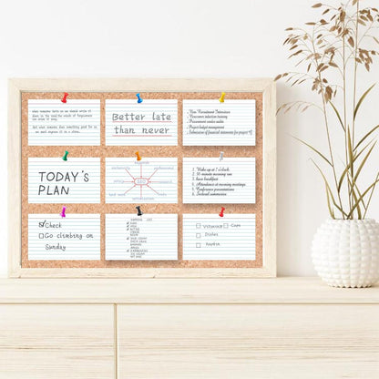 White Index Cards 5x7 Ruled, 50 Pcs File Note Cards, Lined Index Cards, Study Cards, Flashcards for Studying, Notecards for Studying, Note Taking and To Do List