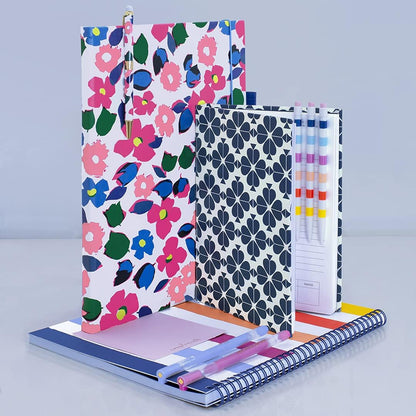 kate spade new york Large College Ruled Notebook, 11" x 9.5" Spiral Notebook with 160 Pages
