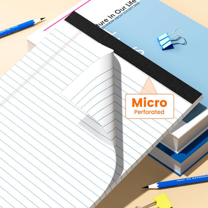 12pcs 5x8 Inch Yellow Note Pads Legal Pads, College Ruled Writing Legal Pads, 360 Sheets Total, Notepad for Students, Office & Home | Bulk Supply for Notes, Lists & Planning | Premium Quality Paper