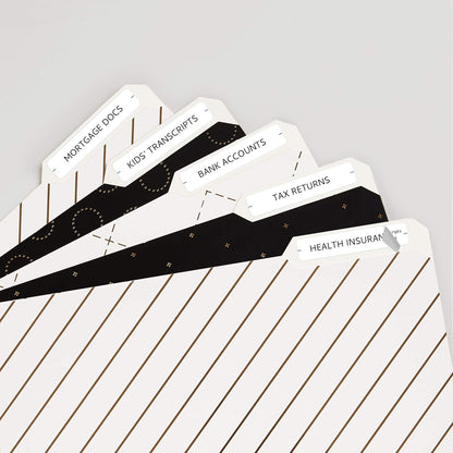 Avery File Folder Labels on 4" x 6" Sheets, Easy Peel, White, Print & Handwrite, 2/3" x 3-7/16", 252 Labels (5202)