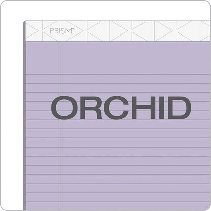 Tops Prism Writing Pads, 8-1/2" x 11-3/4", Legal Rule, Gray, Perforated, 50 Sheets, 12 Pack (63160)
