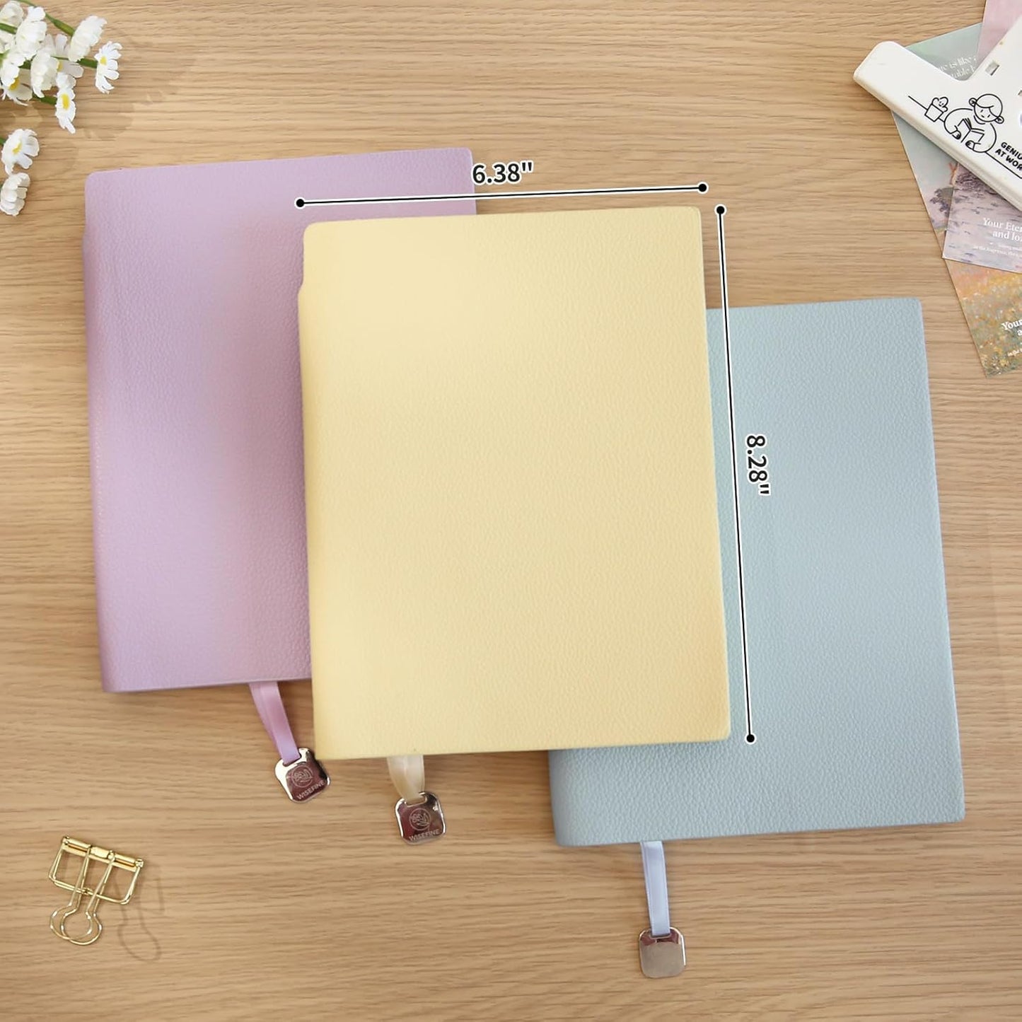 Lined Journal Notebook for Women A5 Softcover Journals for Writing 160 Pages Daily Journaling College Ruled Notebooks for Work School Note Taking, Business 6.38'' X 8.28''