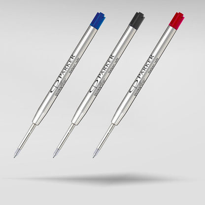Parker Jotter London Ballpoint and Gel Pen Refill Discovery Pack: 3 Quinkflow Refills for Ballpoint Pens & 3 Quink Gel Refills