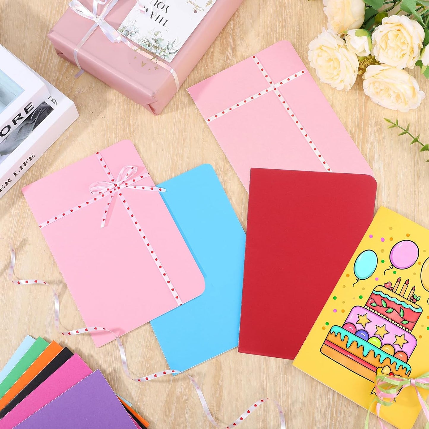 BESARME 60 Packs Mini Notebooks Bulk, Blank Paper Small Pocket Notebook Mini Sketchbooks Small Journal Memo Notepads for Students School Supplies Prizes Classroom Gift Exchange Graduation Party Favors