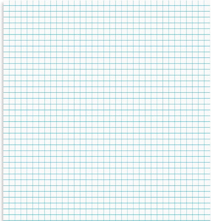 STAPLES Graph Pad, 11” x 17”, Graph Ruled, White, 50 Sheets/Pad