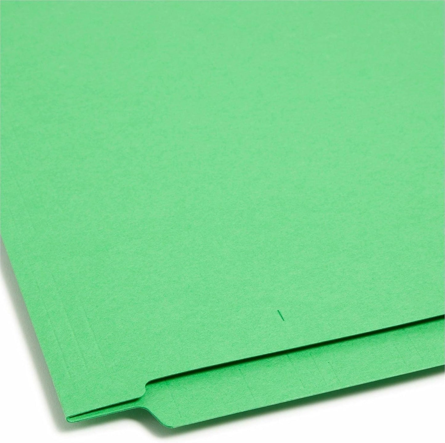 Smead End Tab File Folder, Shelf-Master Reinforced Straight-Cut Tab, Letter Size, Green, 100 per Box (25110)